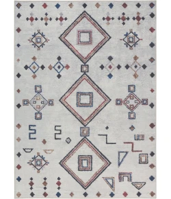 Nourison New Concept Washables Ivory Multicolor SR108 7ft. 10in. x 9ft. 10in. Rect. Rug
