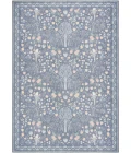 Nourison Home Botanical Washables Blue BOT04 4ft. x 6ft. Rect. Rug
