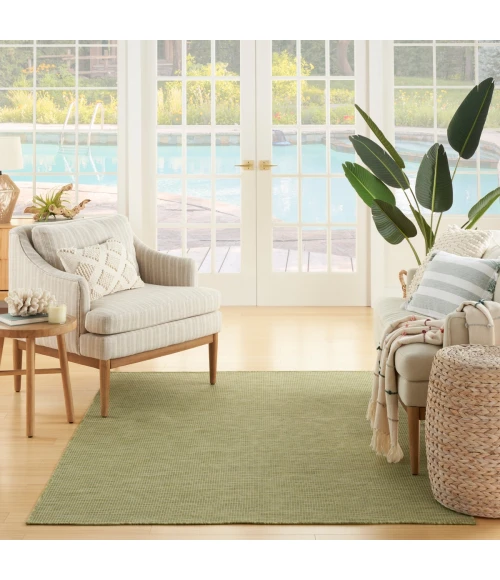 Nourison Positano Green POS01 4 ft. X 6 ft. Rect. Rug