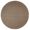 Nourison Home Tulum TLM04 Brown 8 ft. Round Area Rug