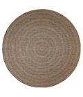 Nourison Tulum Brown TLM04 8 ft. X Round Rug