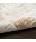 Nourison Dekor Ivory Taupe DEK11 2 ft. x 4 ft. Rect. Rug