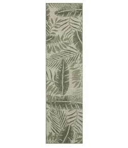 Nourison Home Garden Oasis GOA02 Ivory Green 2 ft. X 6 ft. Area Rug