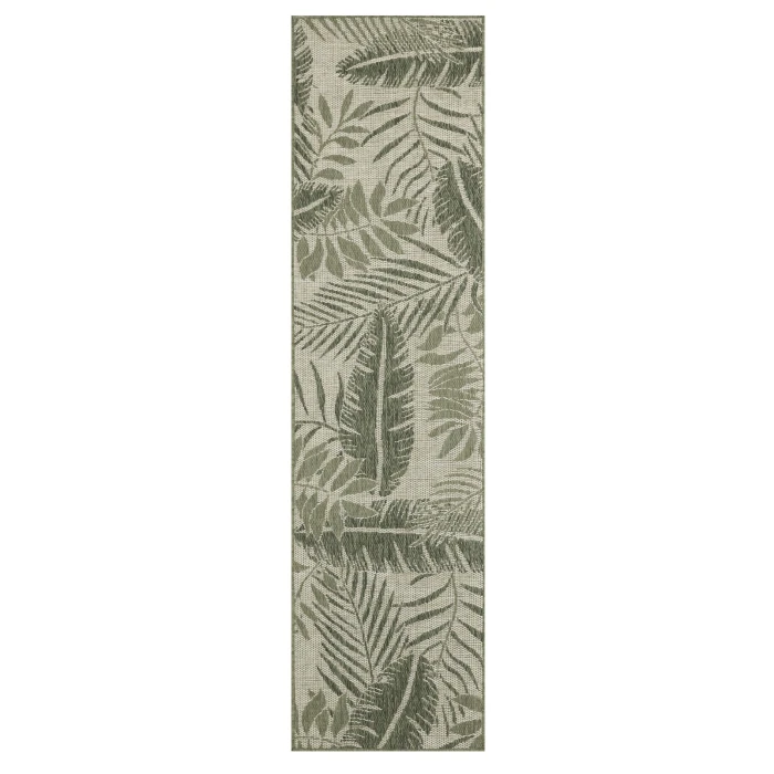 Nourison Garden Oasis Ivory Green GOA02 2 ft. X 6 ft. Rect. Rug