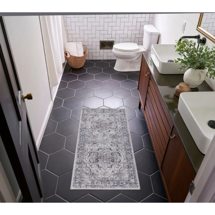 Nourison New Concept Washables Ivory Beige SR101 2ft. x 3ft. 9in. Rect. Rug