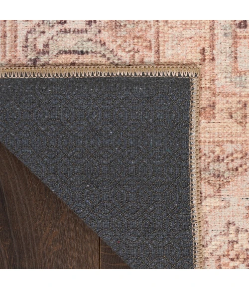 Nourison Vintage Washables Coral Mint VWS11 2 ft. 2 in. X 8 ft. Rect. Rug