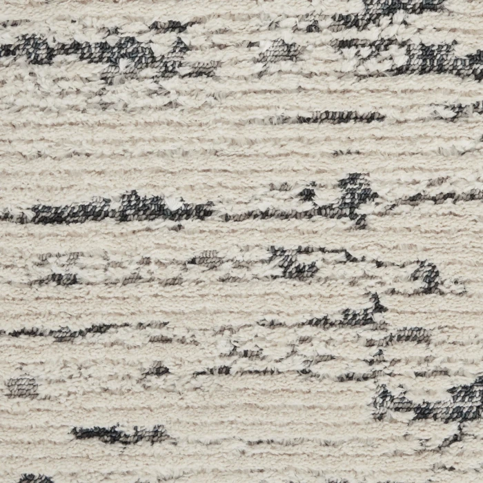 Nourison Zermatt Ivory Blue ZER03 5ft.3in. x 7ft.3in. Rect. Rug
