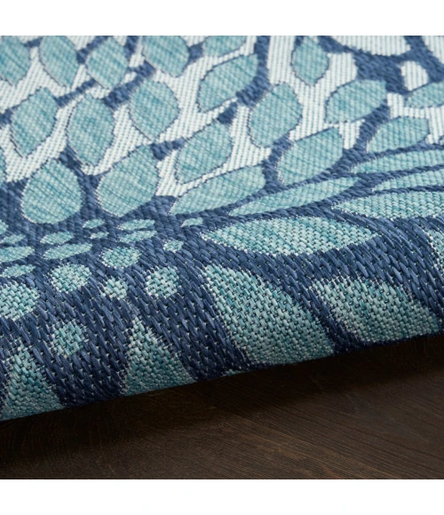 Nourison Garden Oasis Navy GOA06 9 ft. X 12 ft. Rect. Rug