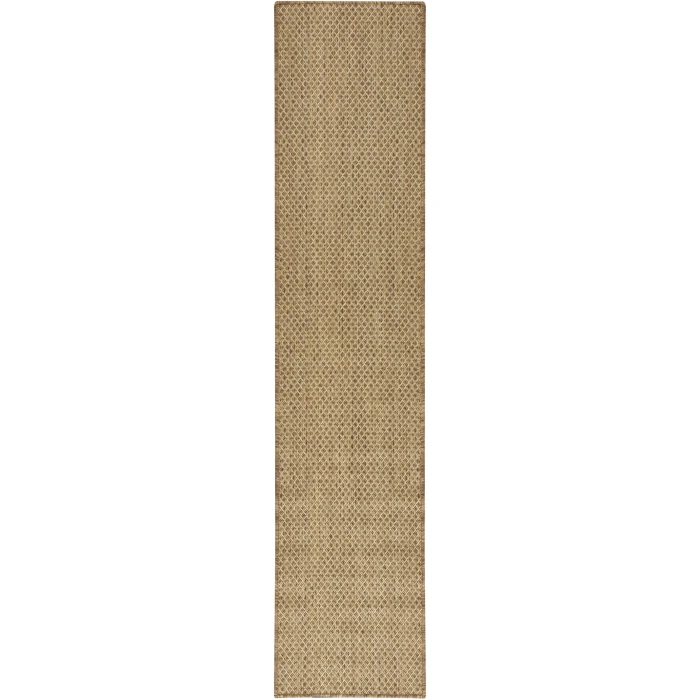 Nourison Home Courtyard Tan COU01 2ft.2in. x 10ft. Rect. Rug