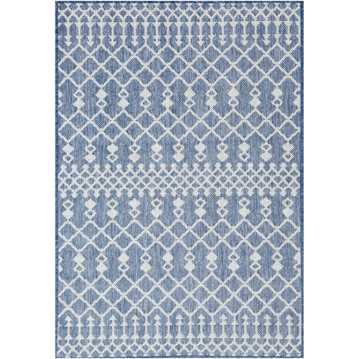 Nourison Positano Navy Blue POS02 3ft. x 5ft. Rect. Rug