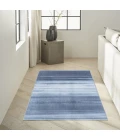 Nourison Launder Aqua LDR01 2ft.8in. x 4ft. Rect. Rug