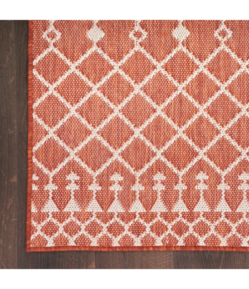 Nourison Positano Terracotta POS02 9 ft. X 12 ft. Rect. Rug