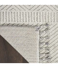 Nourison Paxton Grey Ivory PAX06 2ft.2in. x 4ft.5in. Rect. Rug