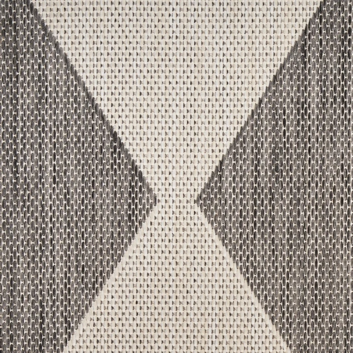 Nourison Positano Charcoal POS04 6 ft. X 9 ft. Rect. Rug