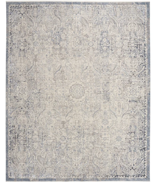 Nourison Home Sultana Blue SLL03 7ft.10in. x 10ft.2in. Rect. Rug