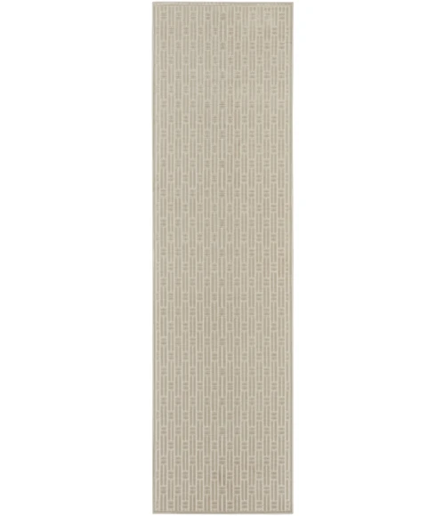 Nourison Home Washable Charm Grey WCH02 2ft.2in. x 8ft. Rect. Rug