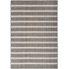 Nourison Home Positano POS03 Charcoal Ivory 5 ft. X 7 ft. Area Rug