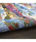 Nourison Home Color Splash Multicolored CSP02 7ft.10in. x 9ft.10in. Rect. Rug