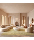 Nourison Ravello Taupe Beige RVL01 5ft.3in. x 7ft.3in. Rect. Rug