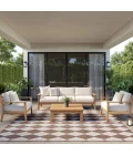 Nourison Positano Natural POS04 10ft. Square Rug
