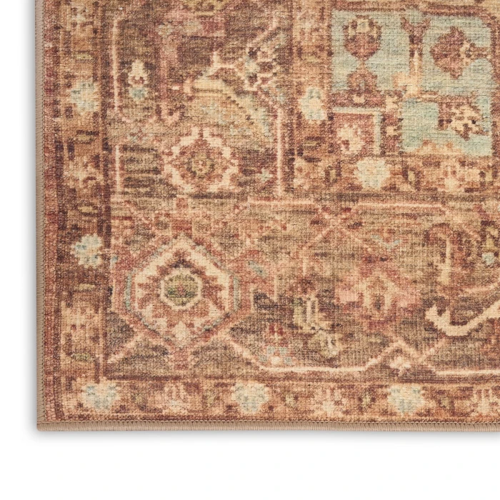 Nourison Vintage Washables Gold VWS14 2 ft. 2 in. X 8 ft. Rect. Rug