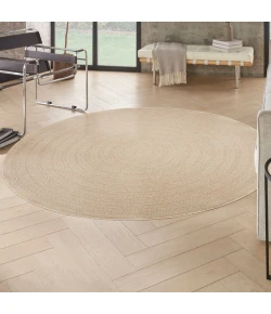 Nourison Home Tulum TLM04 Cream 8 ft. Round Area Rug