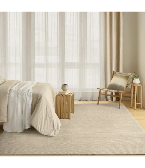 DKNY Pure Rows Tan ROW01 8ft.6in. x 11ft.6in. Rect. Rug