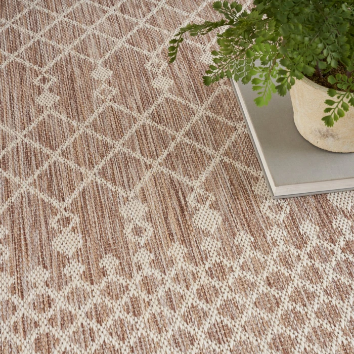 Nourison Positano Beige POS02 7 ft. X 10 ft. Rect. Rug