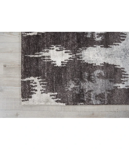 Nourison Home Silk Shadows Grey SHA09 2ft.3in. x 8ft. Rect. Rug