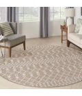 Nourison Positano Beige POS02 5ft. Round Rug