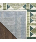 Nourison Nordic Green Blue NRC06 5 ft. X 7 ft. Rect. Rug