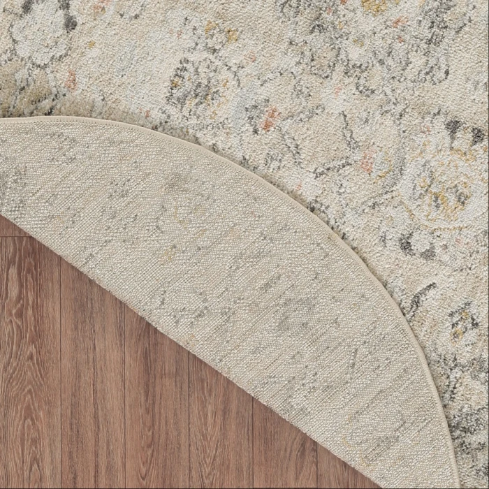 Nourison Oushak Home Cream OUS01 7 ft. 10 in. X Round Rug