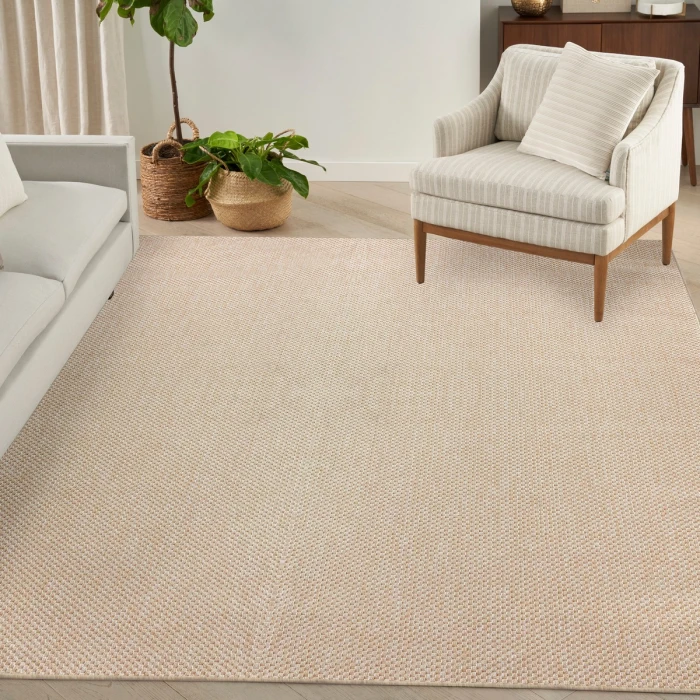 Nourison Tulum Cream TLM03 10 ft. X 14 ft. Rect. Rug