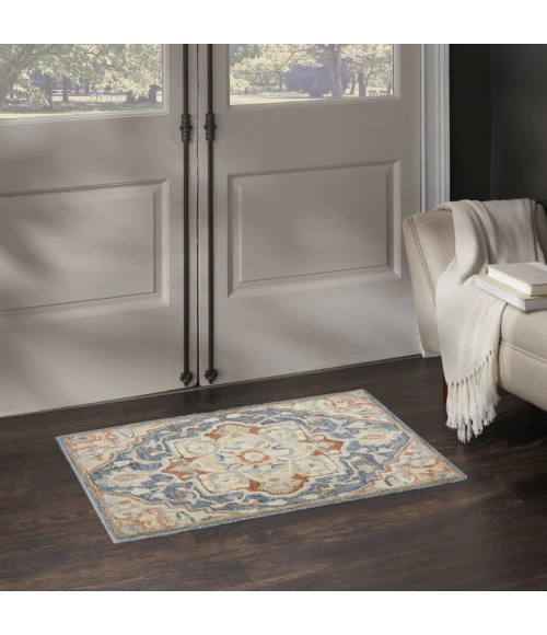 Nourison Home Maison Blue MSO06 2ft. x 3ft. Rect. Rug