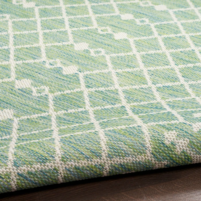 Nourison Positano Blue Green POS02 9 ft. X 12 ft. Rect. Rug