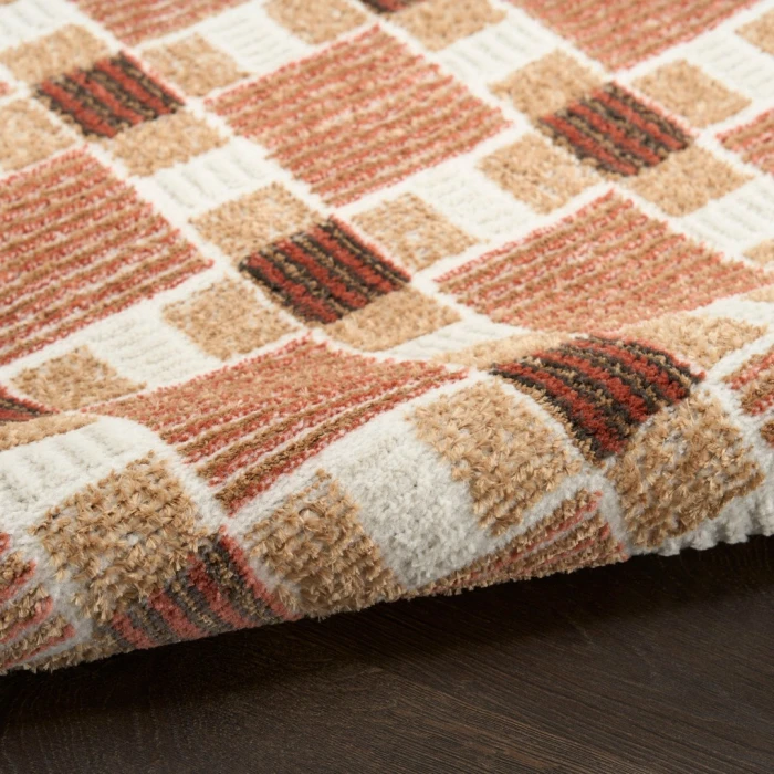 Nourison Nordic Rust NRC14 3ft. x 5ft. Rect. Rug
