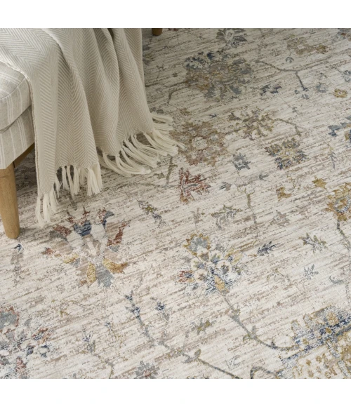 Nourison Home Antique Fusion Cream / Ivory ANF04 3ft.11in. x 5ft.10in. Rect. Rug