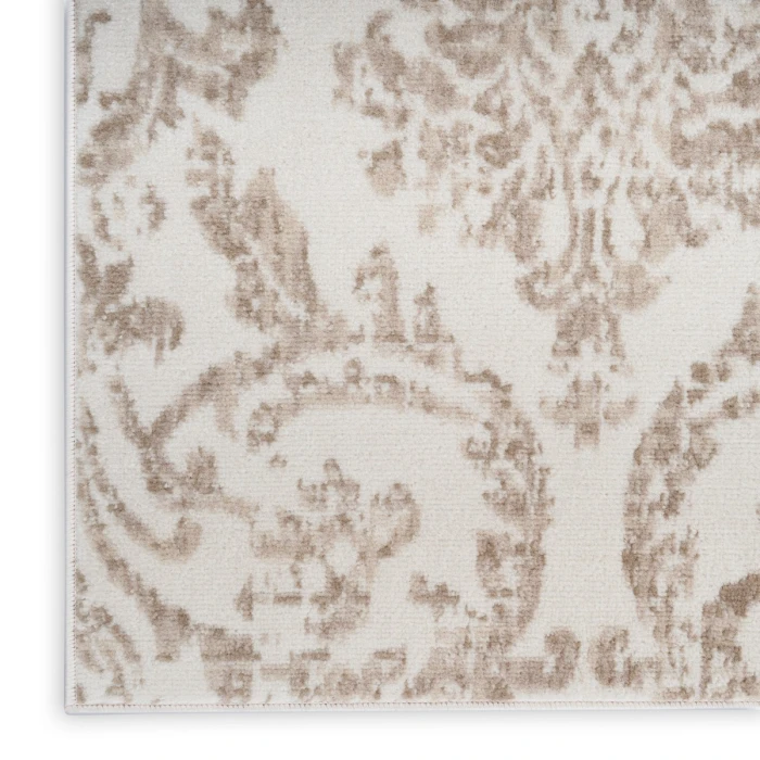 Nourison Jubilant Ivory Beige JUB09 6 ft. X 9 ft. Rect. Rug