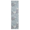 Nourison Home Garden Oasis GOA01 Blue 2 ft. X 8 ft. Area Rug