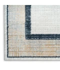 Nourison Dekor Grey Navy DEK06 5 ft. 3 in. X 7 ft. Rect. Rug