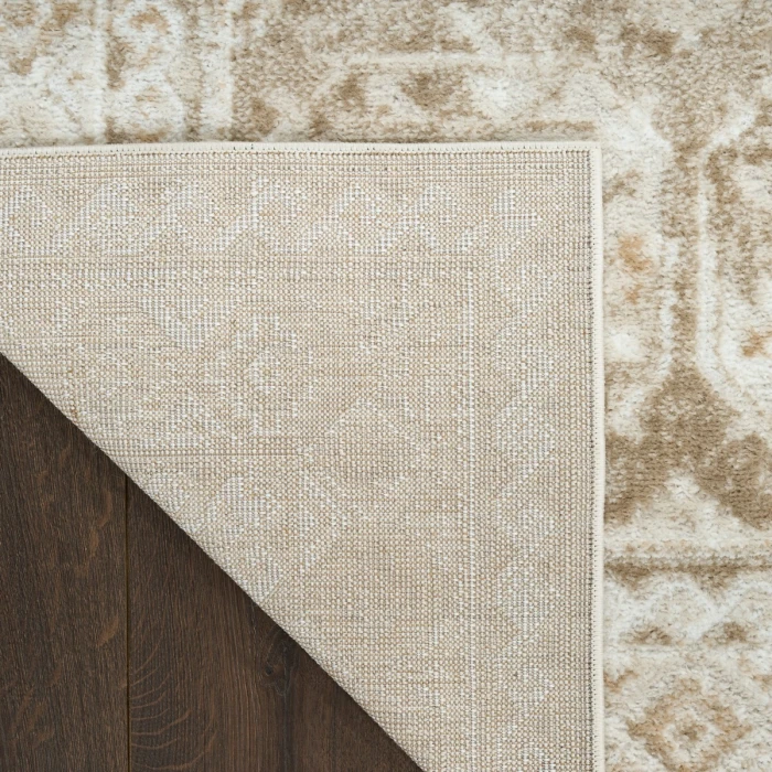 Nourison Dekor Ivory Taupe DEK01 5 ft. 3 in. X 7 ft. Rect. Rug