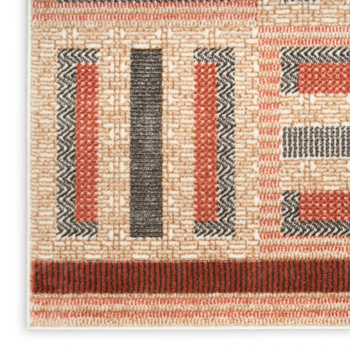Nourison Nordic Multicolor NRC11 5 ft. X 7 ft. Rect. Rug