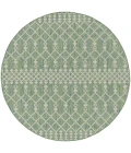 Nourison Positano Blue Green POS02 8 ft. X Round Rug