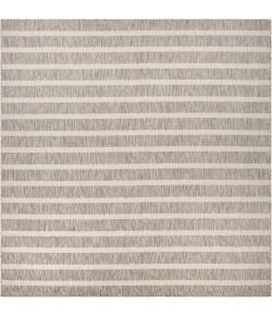 Nourison Positano Grey Ivory POS03 12ft. Square Rug