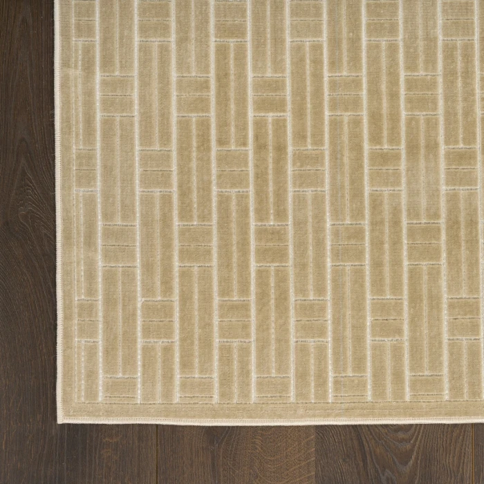 Nourison Home Washable Charm Beige WCH02 2ft. x 6ft. Rect. Rug