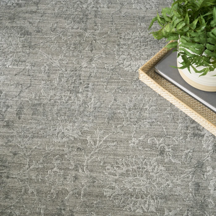 Nourison Home Moonlit Grey MLI03 5ft.3in. x 7ft.6in. Rect. Rug