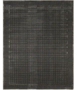 Nourison Nordic Black Taupe NRC03 9ft. x 12ft. Rect. Rug