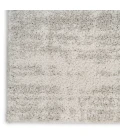 Nourison Modern Shag Ivory Grey MMD04 7 ft. 10 in. X 9 ft. 10 in. Rect. Rug