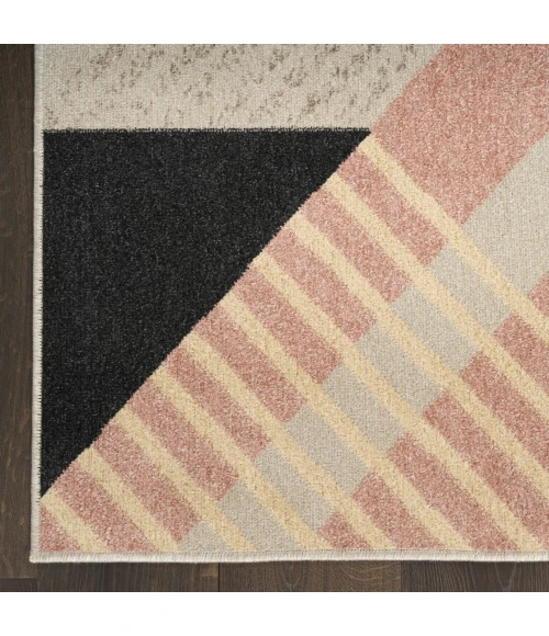 Nourison Washable Decor Multicolor WSD10 2ft. x 6ft. Rect. Rug