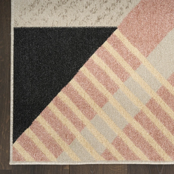 Nourison Washable Decor Multicolor WSD10 2ft. x 6ft. Rect. Rug